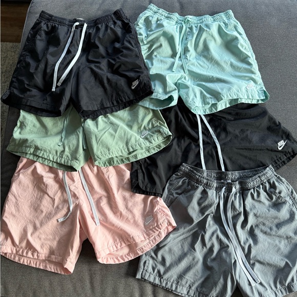 Nike Assorted Athletic Shorts Bundle in Black Mint Pink Green Gray